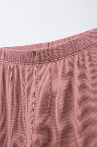 2-6 ANS/ PYJAMA EN LAINE MÉRINOS - Rose de Zara - Image 6