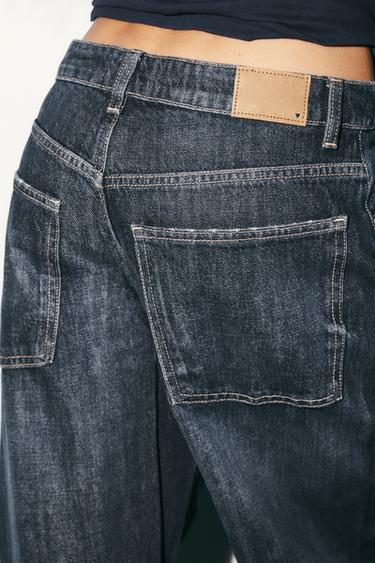 JEANS TRF BAGGY BARREL TAILLE NORMALE - Bleu marine de Zara - Image 5