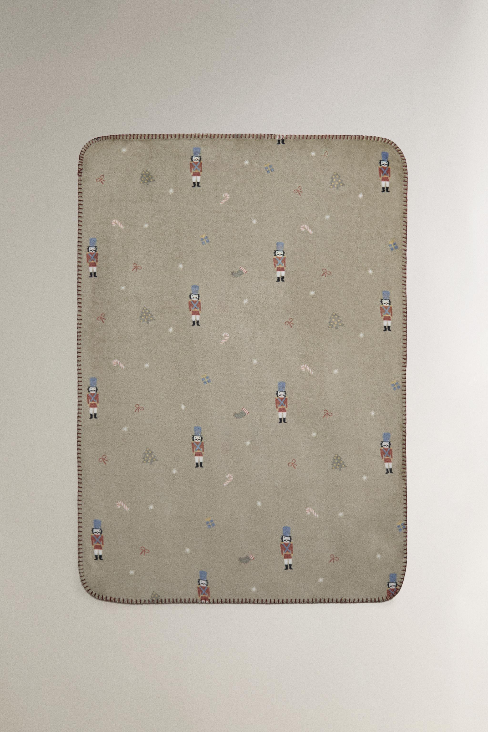 COUVERTURE POLAIRE ENFANT CASSE-NOISETTE NOËL