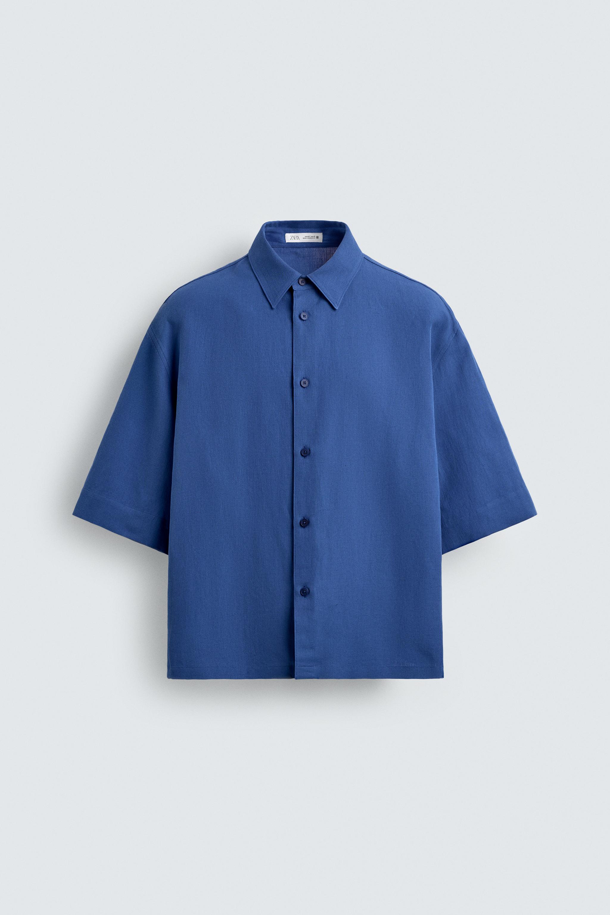 BOX-FIT TEXTURED SHIRT
