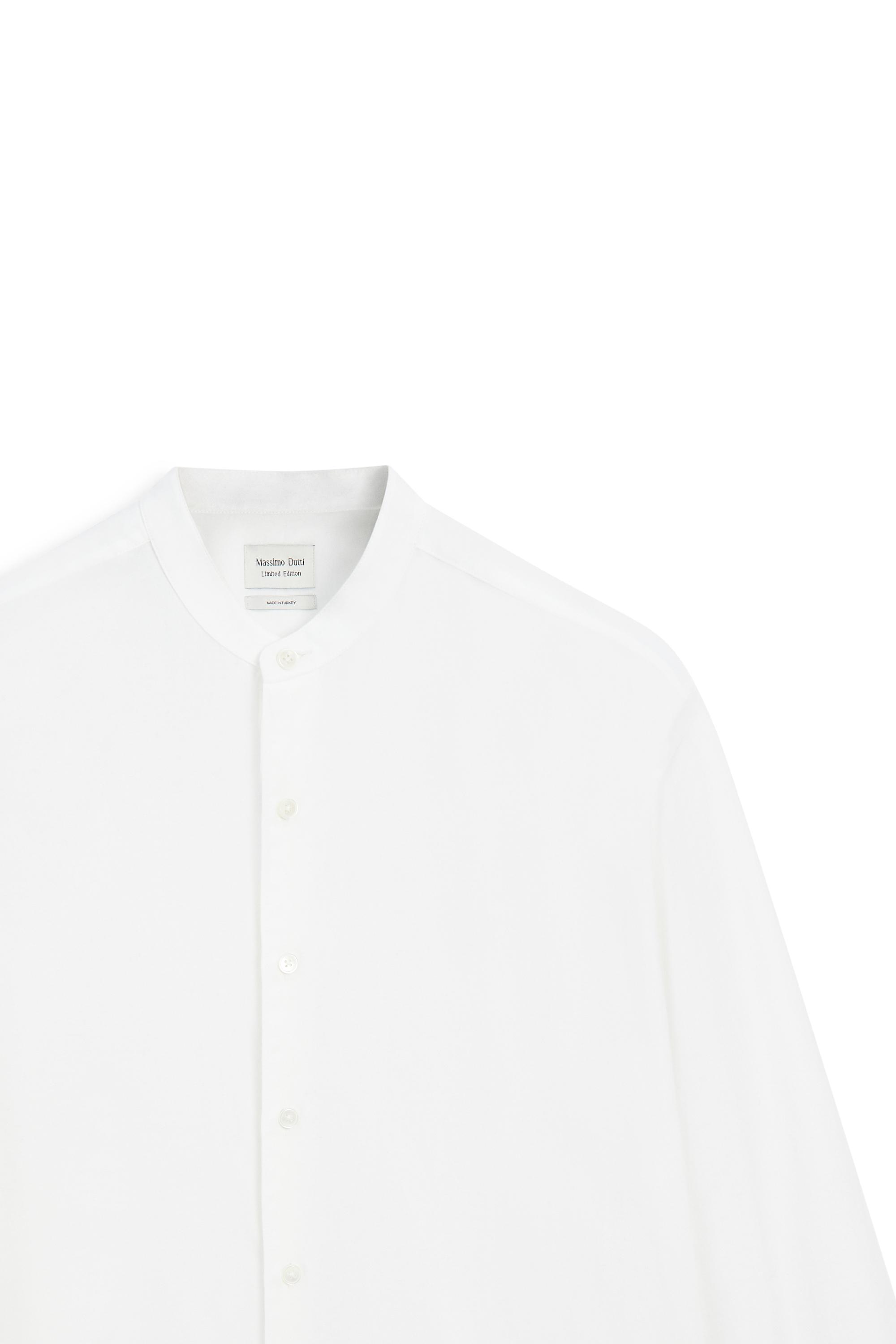 Regular fit stand collar shirt - LIMITED EDITION