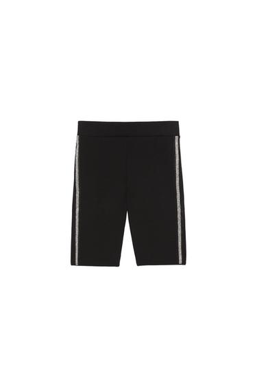 LEGGINGS WITH BEJEWELLED SIDE STRIPES