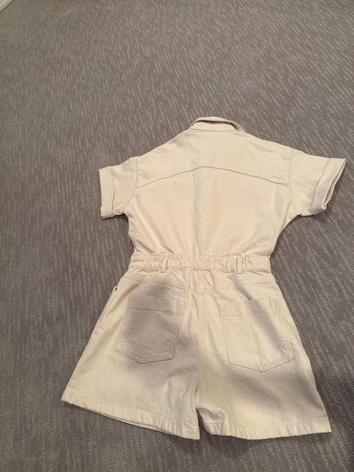 SHORT DENIM JUMPSUIT - Image 2