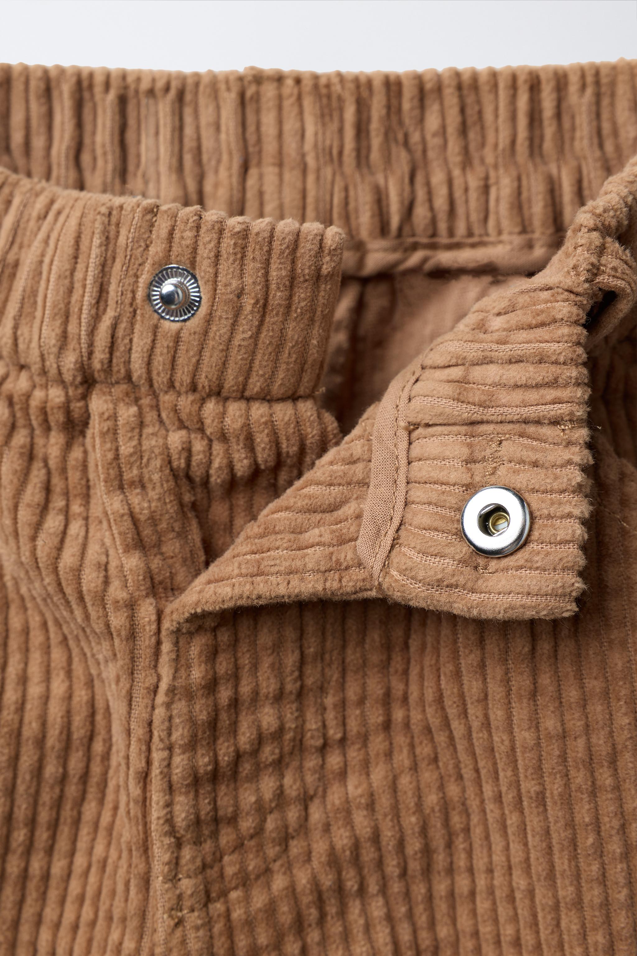 BENSIMON ® X ZARA STRAIGHT CORDUROY PANTS