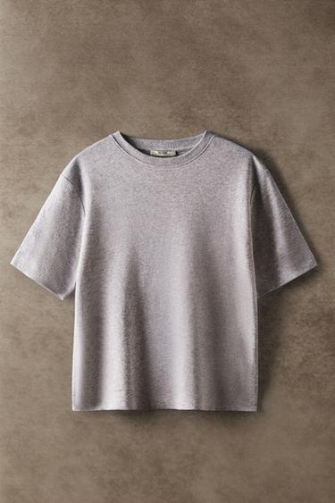 COTTON TOP - Grey by Zara - Image 5