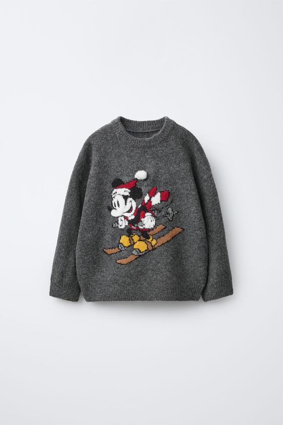MICKEY MOUSE © DISNEY KNIT JUMPER - Anthracite grey | ZARA Georgia