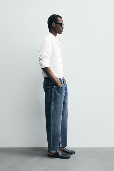 JEAN FUSELÉ LARGE - Bleu de Zara - Image 3