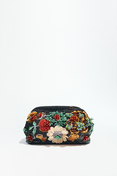 BOLSA DE MANO CUENTAS - Multicolor de Zara