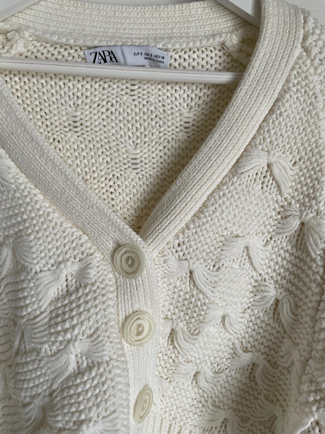 KNIT CROPPED CARDIGAN - Image 3