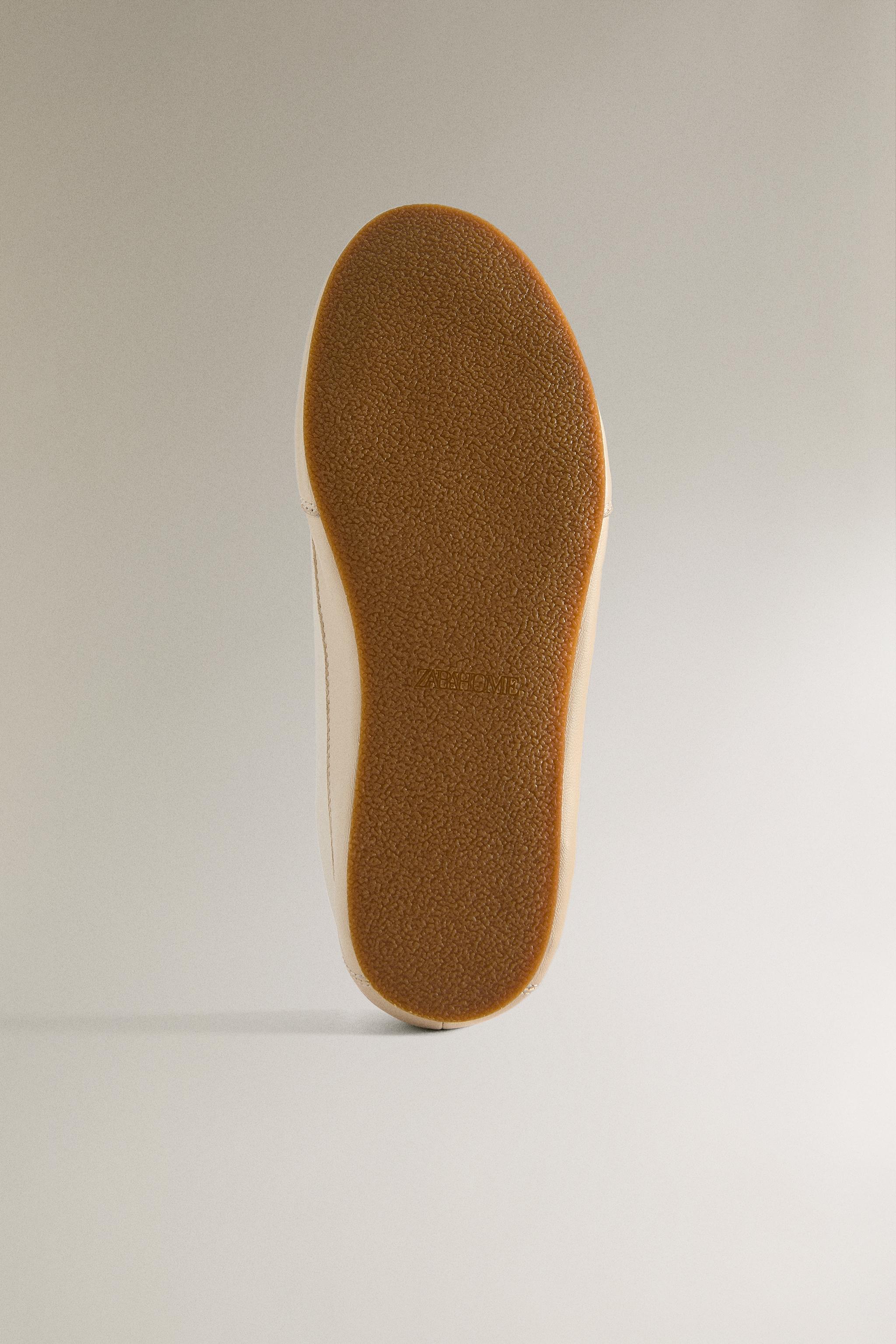 Обувь Zara LEATHER SPORTS SHOE — фото 5