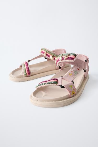 CASUAL DETAIL SANDALS - Pink by Zara - Image 2