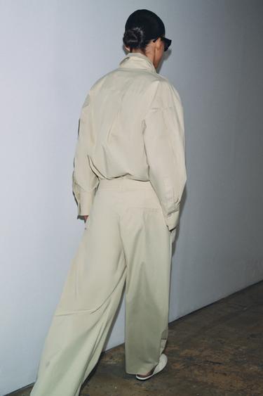 ZW COLLECTION LIMITED EDITION OVERSIZE SHIRT - Light beige by Zara - Image 2