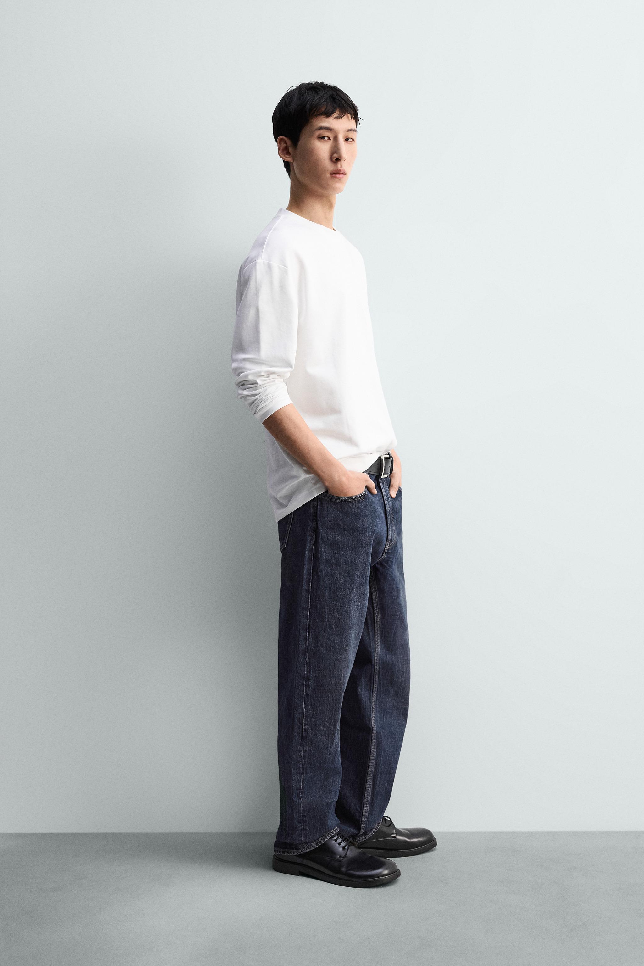 インターロックロングスリーブTシャツ - ホワイト | ZARA Japan / 日本