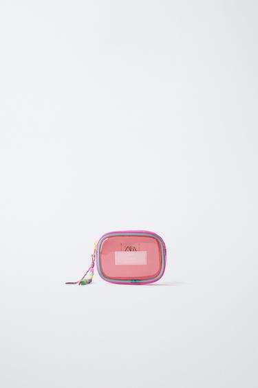 VINYL PURSE - Pink by Zara