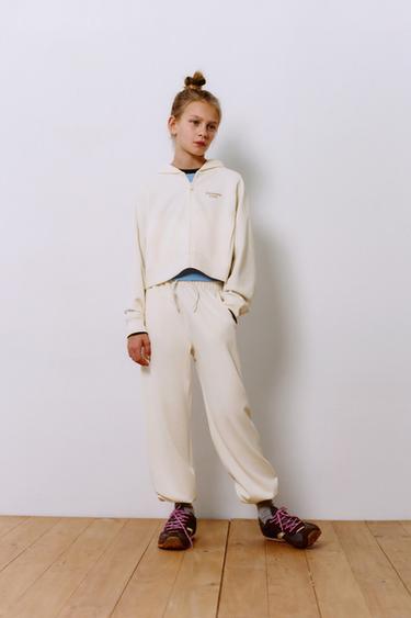 PANTALÓN JOGGER FLUIDO - Crudo de Zara