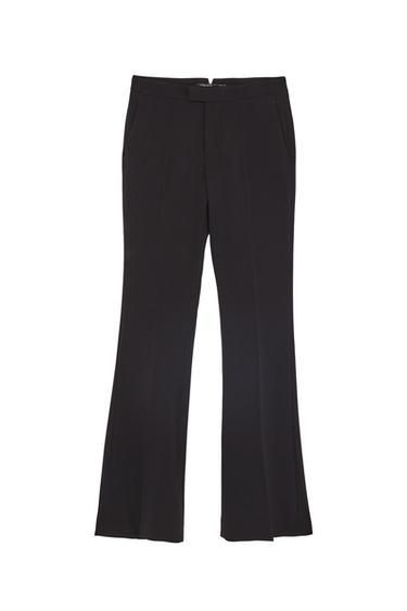 FLARED FLOWING TROUSERS