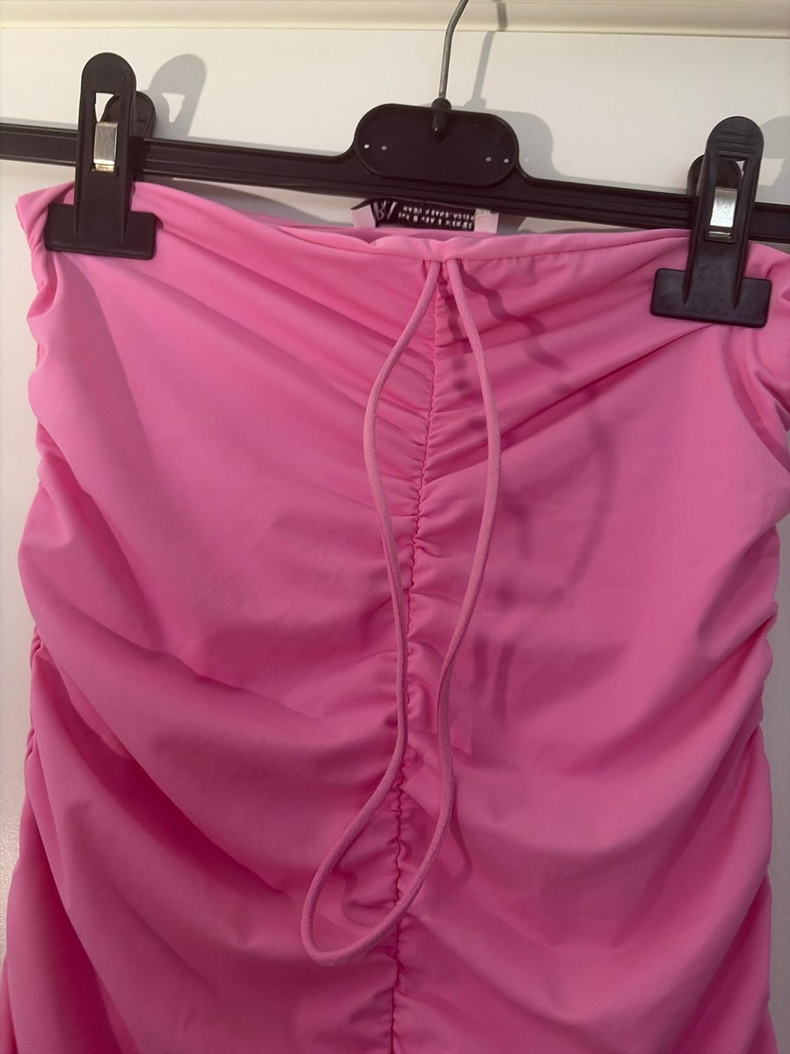 GATHERED POLYAMIDE DRESS - Image 2