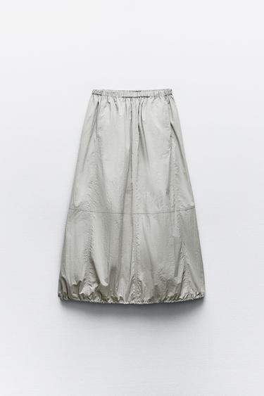 NYLONOV MIDI SUKN BALLOON - ed od Zara