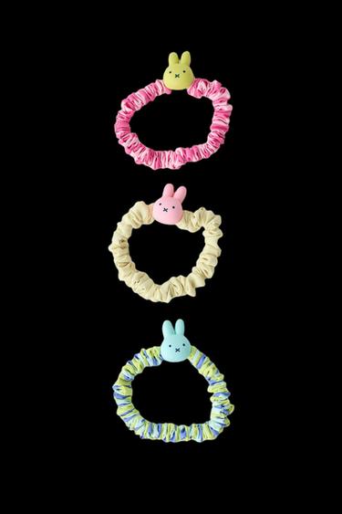 3-PACK OF MIFFY™ MERCIS BV © SCRUNCHIES - Pink by Zara