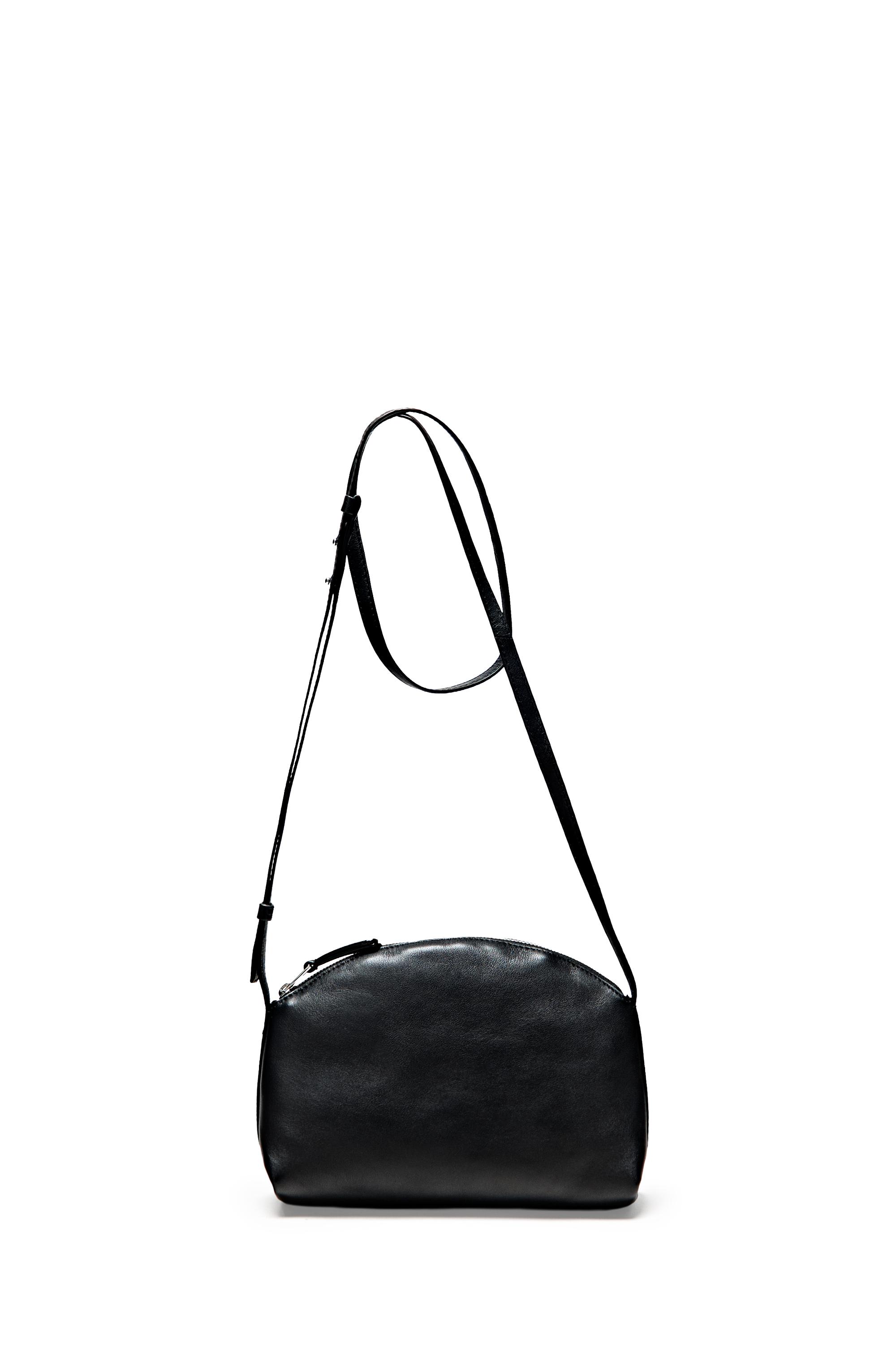 Nappa leather crossbody bag - Black | ZARA United States