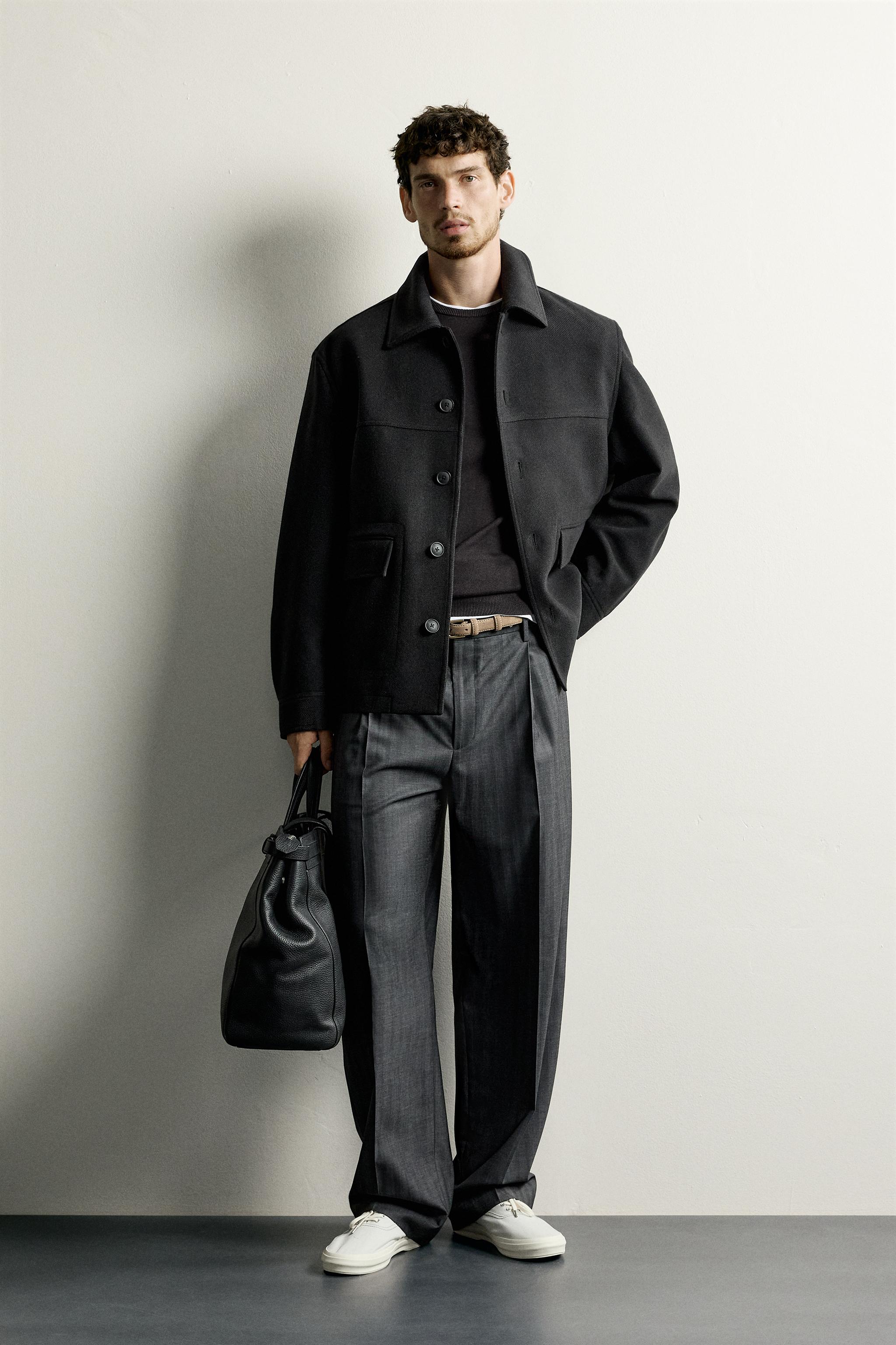 コート & ロングコート (ブラック・黒) | メンズ | ZARA 日本