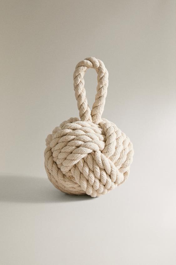 CALE-PORTE TRESSÉ - Écru / Beige de Zara - Image 0