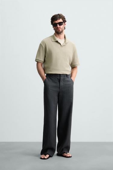 POLO CANALÉ - Verde claro de Zara - Imagen 0