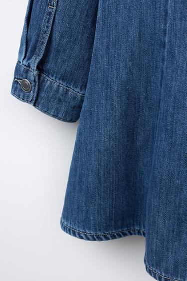CUT-OUT DENIM DRESS - Blue by Zara - Image 2