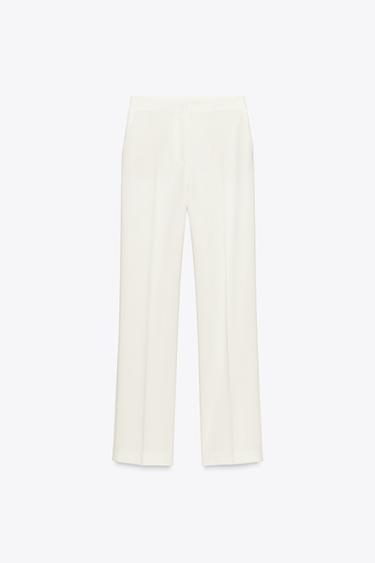 STRAIGHT-LEG TROUSERS - Ecru by Zara - Image 2