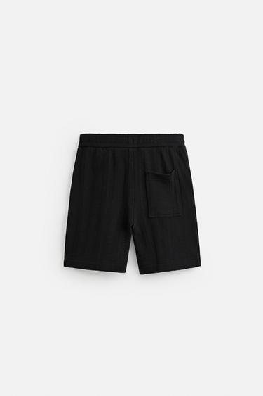 BERMUDA STRUCTURÉ JACQUARD - Noir de Zara - Image 6