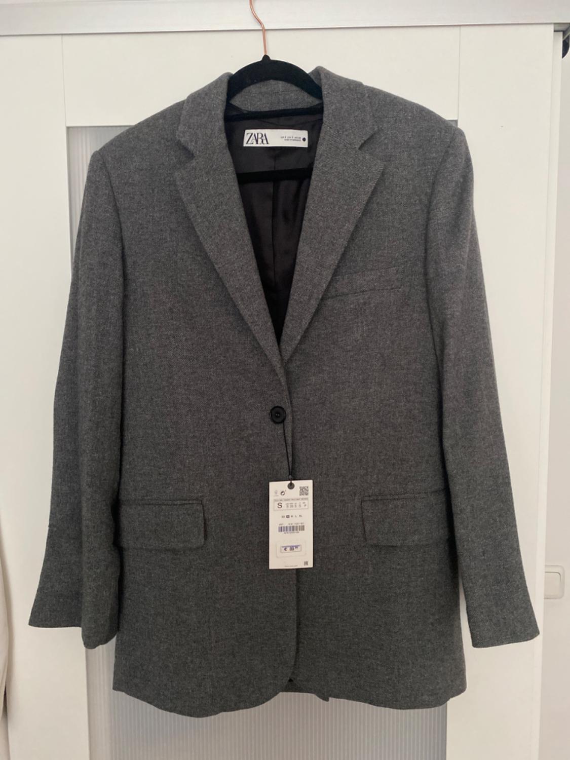WOOL BLEND BLAZER WITH POCKETS