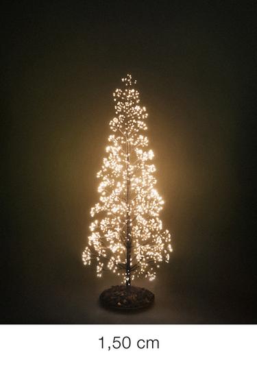 CHOINKA Z OŚWIETLENIEM LED (150 CM) - Czarny Zara