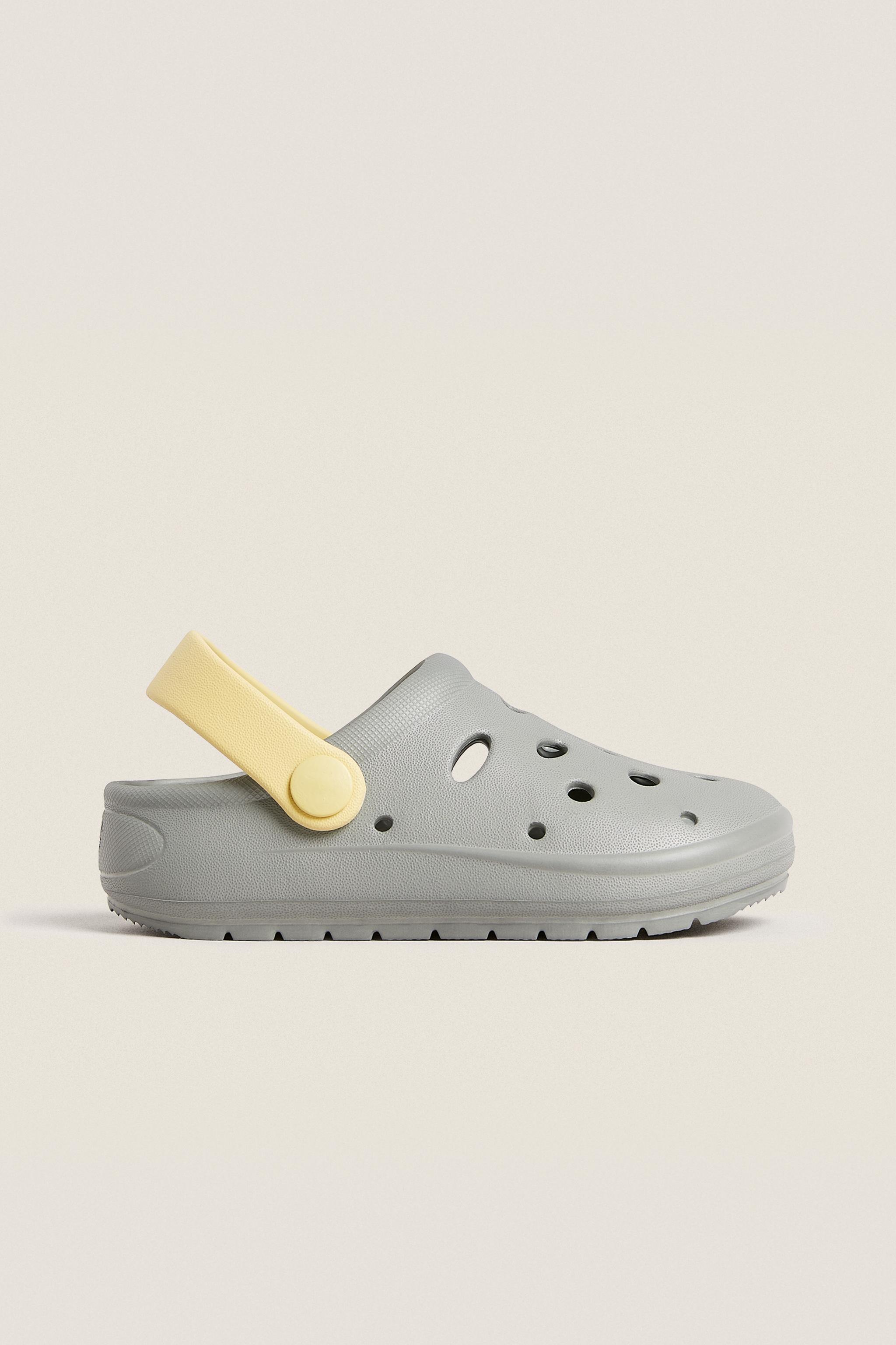 RUBBERIZED CLOGS - Gray | ZARA United States