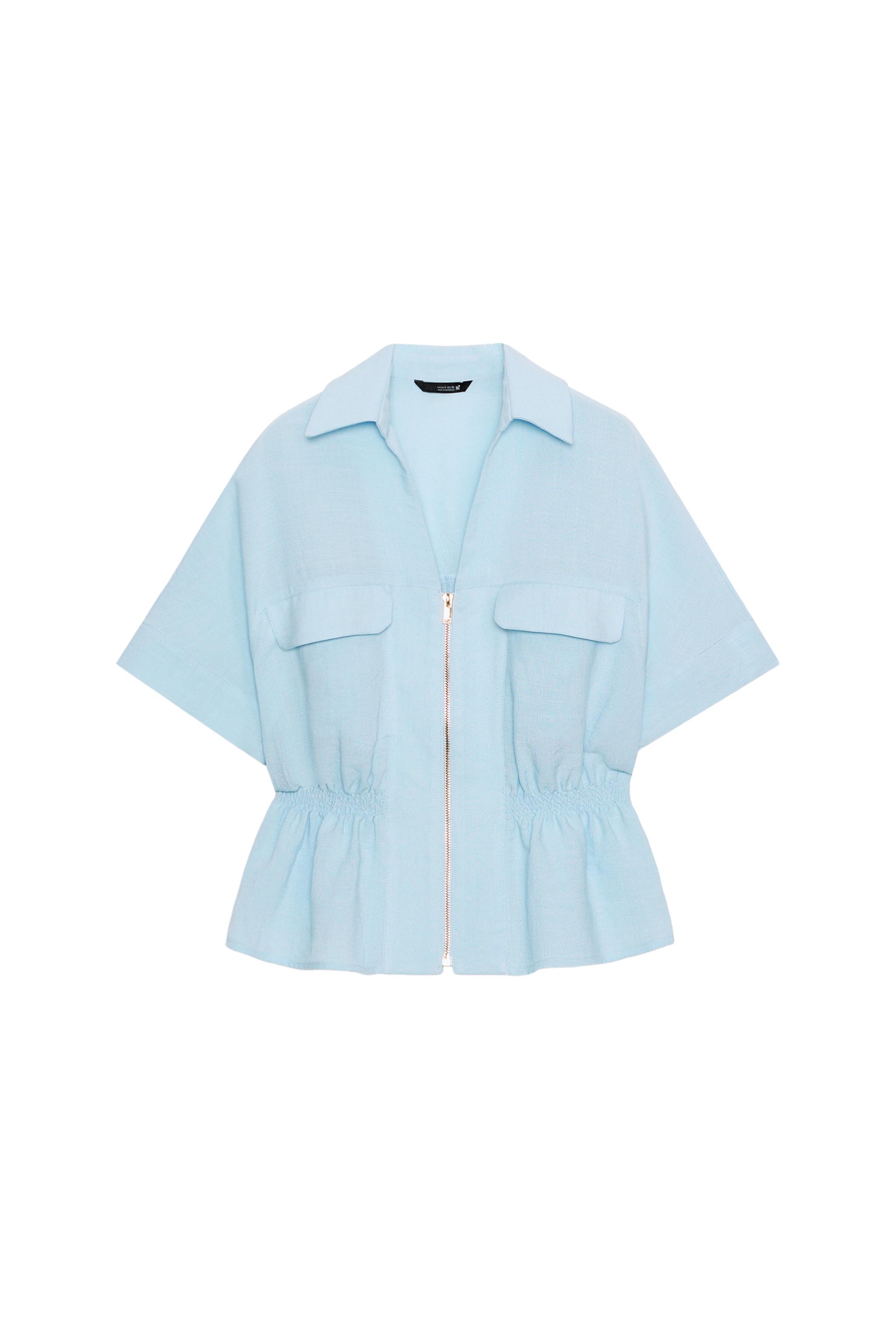 ZIP-UP SAFARI SHIRT