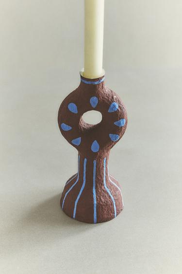 PAPIER-MÂCHÉ CANDLESTICK - various by Zara