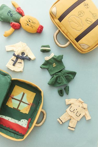 JOUET ENFANT MALLETTE VÊTEMENTS LIMONCELLA X THE ANIMALS OBSERVATORY - Jaune de Zara - Image 6