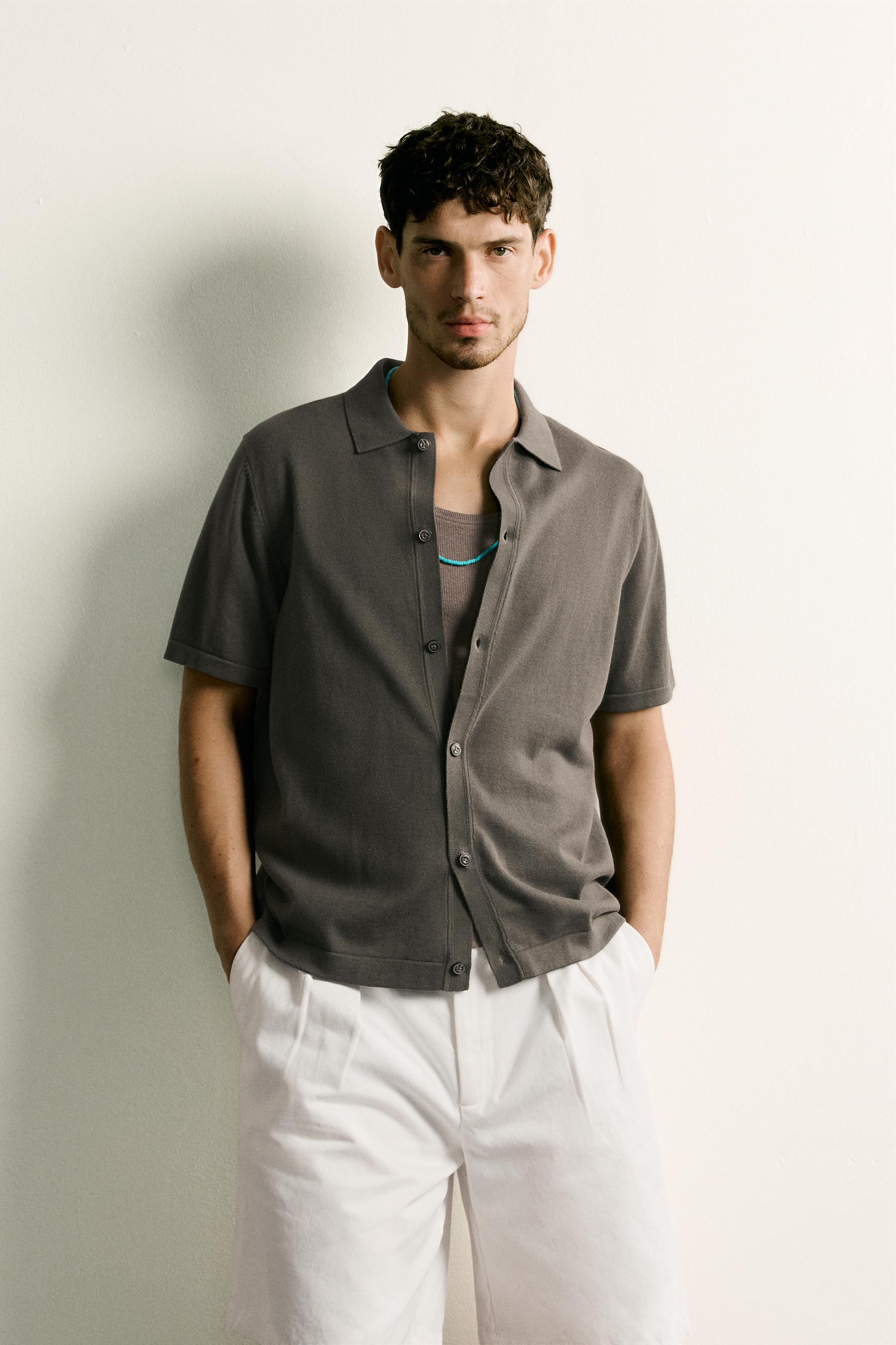 CHEMISE EN MAILLE RELAXED FIT