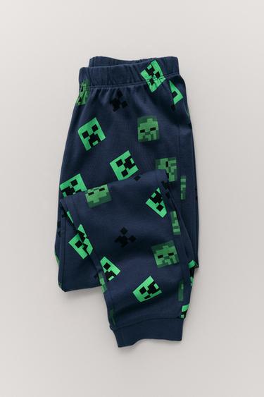 6-14 سنة/ بيجامة MINECRAFT © MOJANG AB. ™ - أزرق الخاص بـ Zara