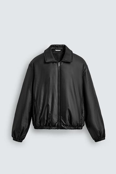 ÁO KHOÁC KỸ THUẬT CHẦN BÔNG - Màu đen từ Zara