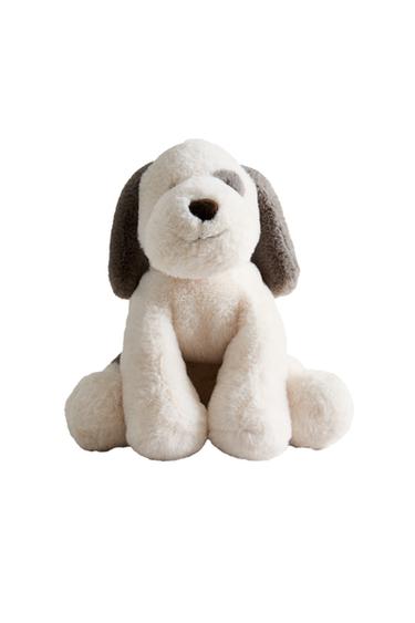 Zara KIDS' DOG PLUSH TOY - Ecru