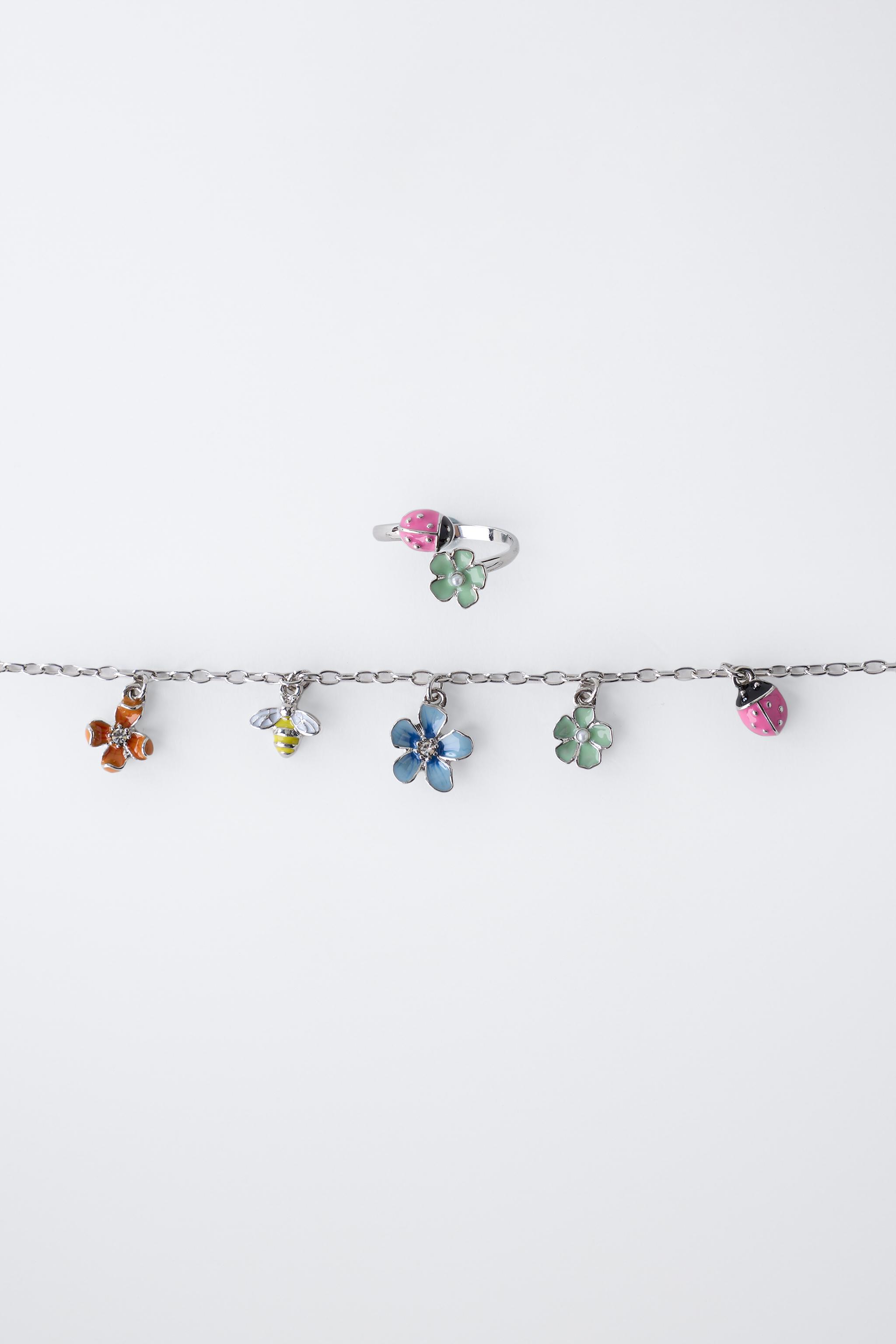 LOT COLLIER ET BAGUE FORMES