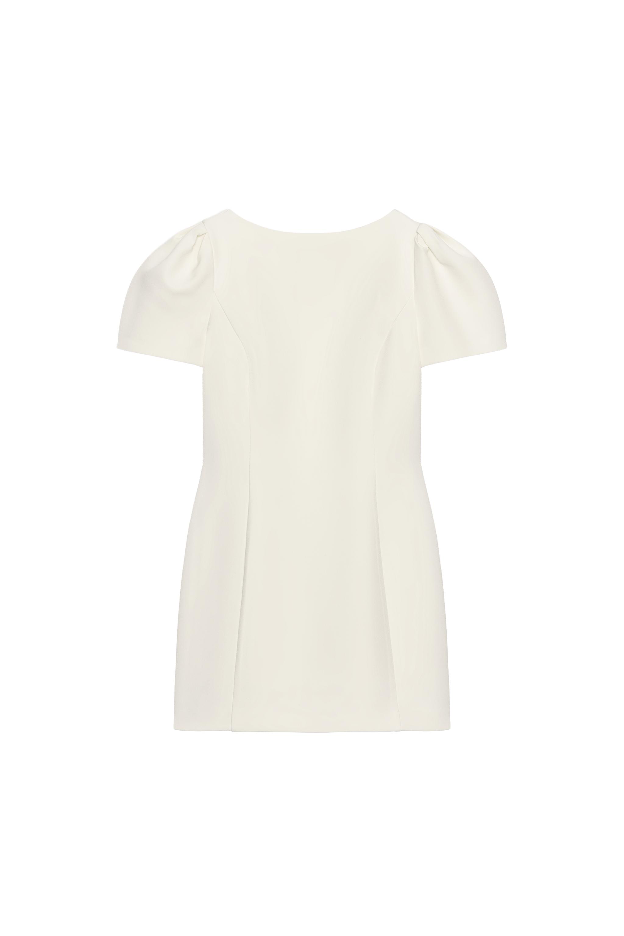 プリーツポケット ショートワンピース - オフホワイト | ZARA Japan / 日本