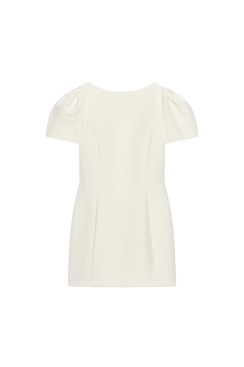 SHORT PLEATED POCKET DRESS - image 3