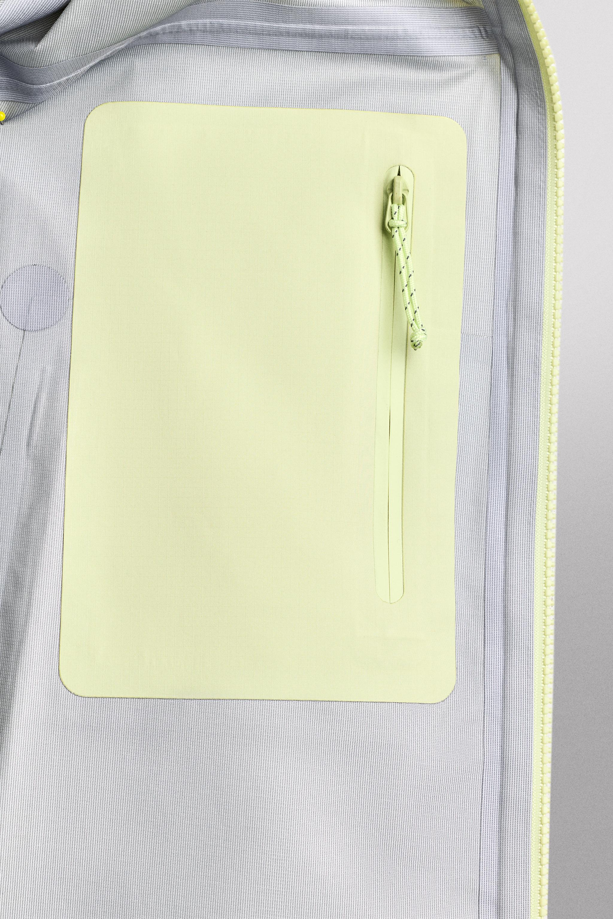 WATERPROOF TECHNICAL JACKET - Lime green | ZARA United States