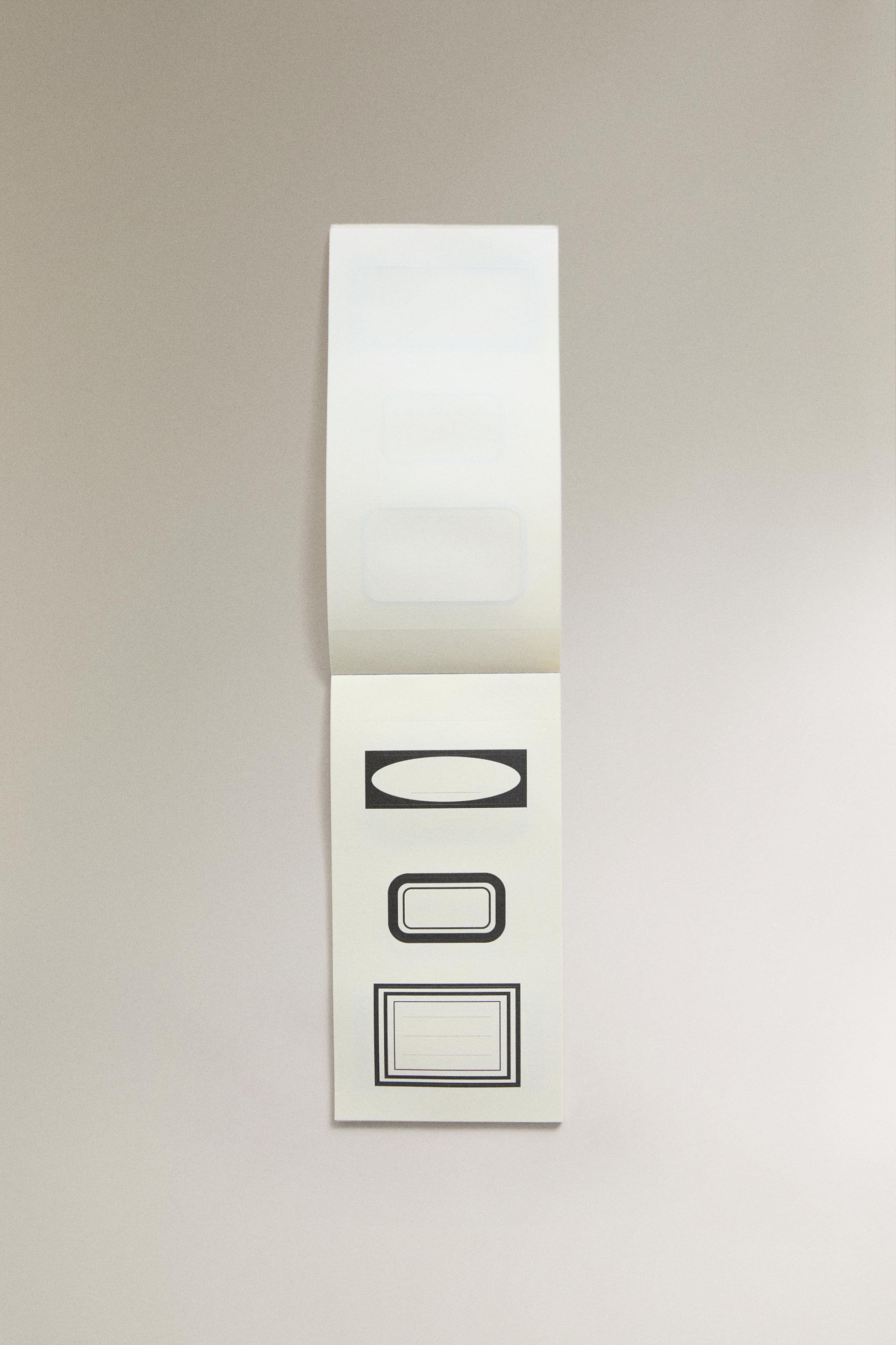 NAME STICKER PAD