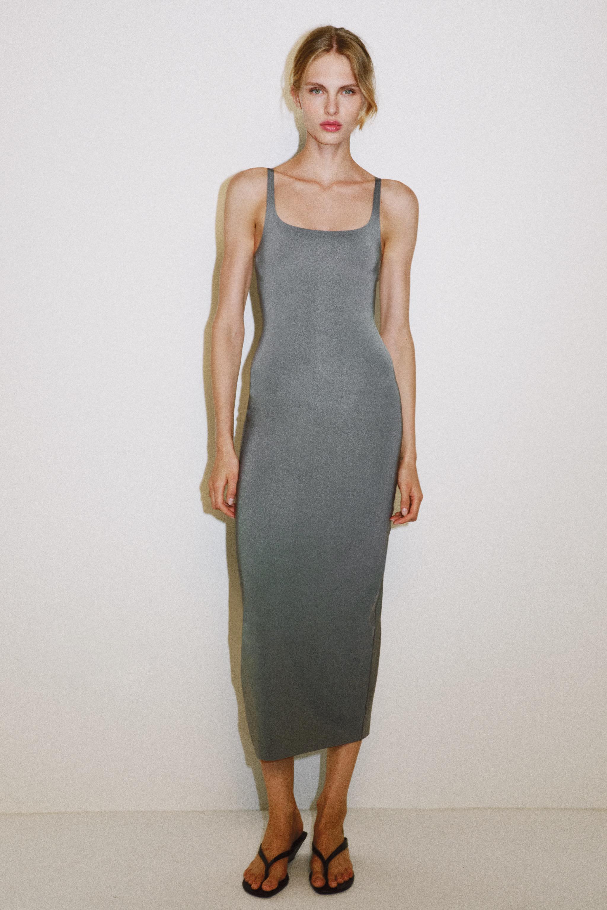 CONTOURING MIDI DRESS
