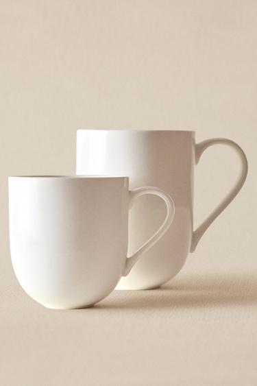 BONE CHINA MUG - White by Zara - Image 5