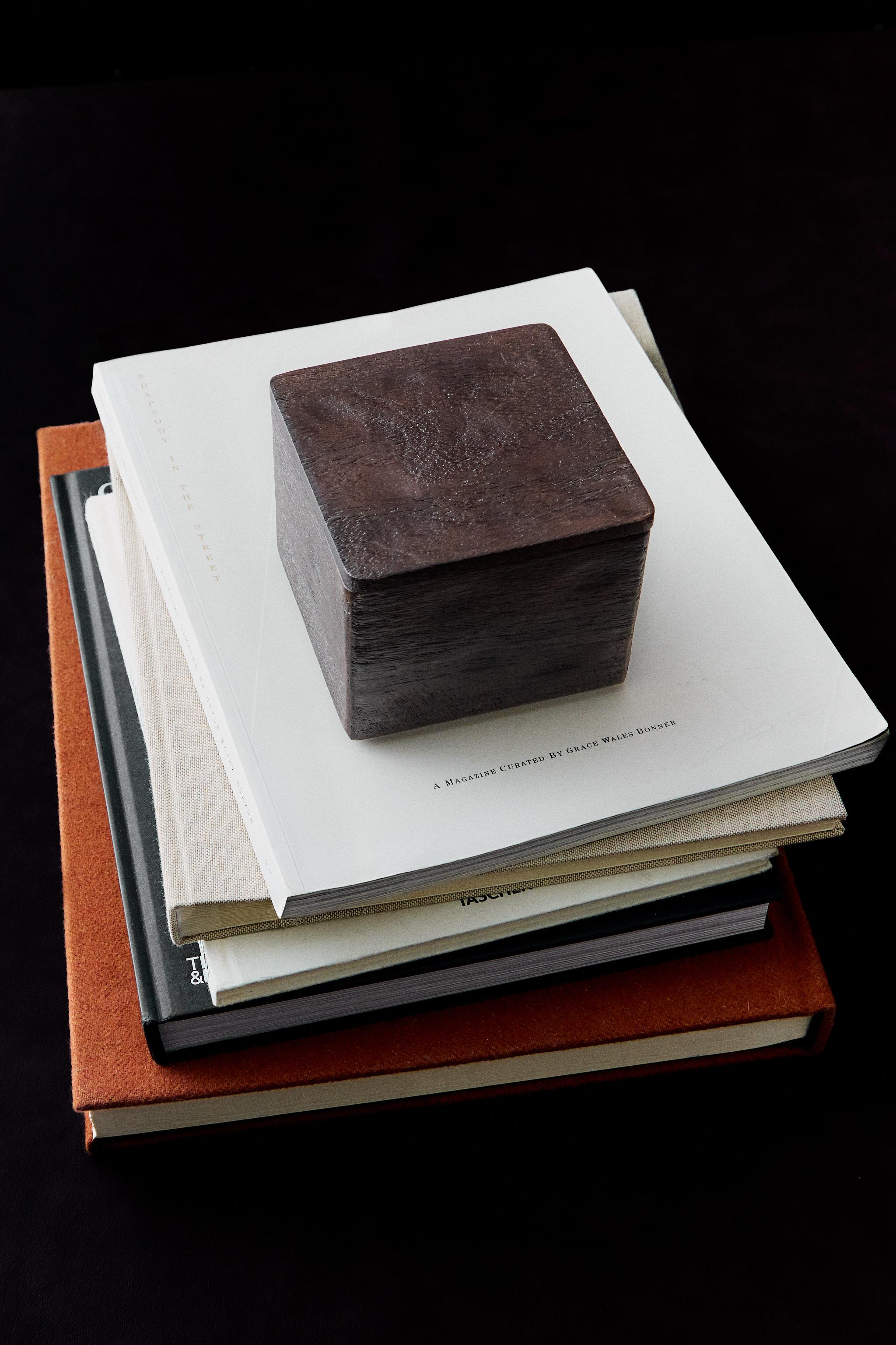 WOODEN BOX WITH A MAGNET
