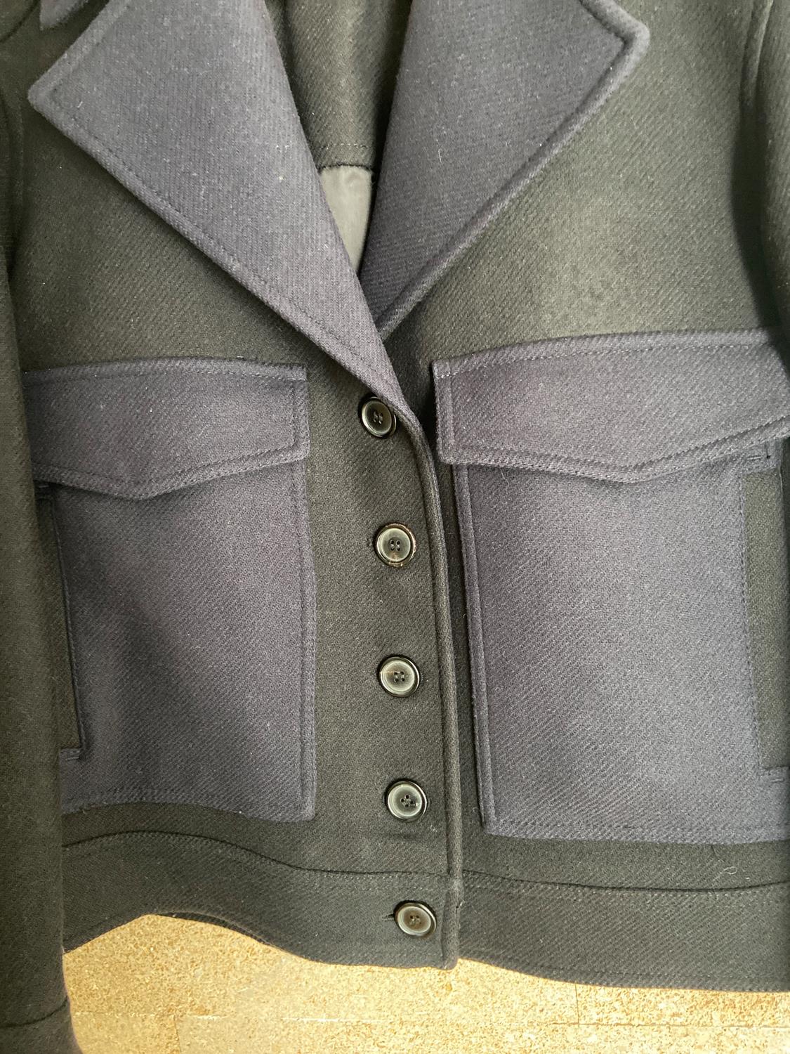 ZW COLLECTION CROPPED MANTECO WOOL COAT - Image 3