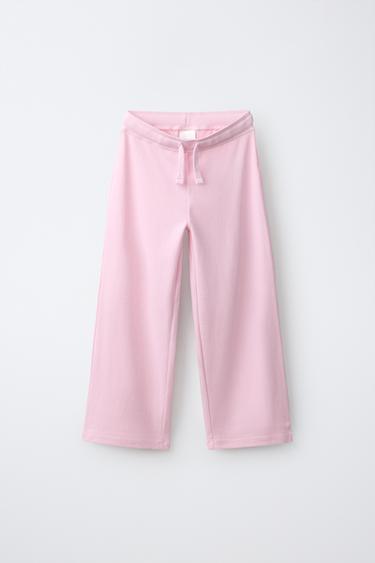 WIDE-LEG PANTS — Pink 1